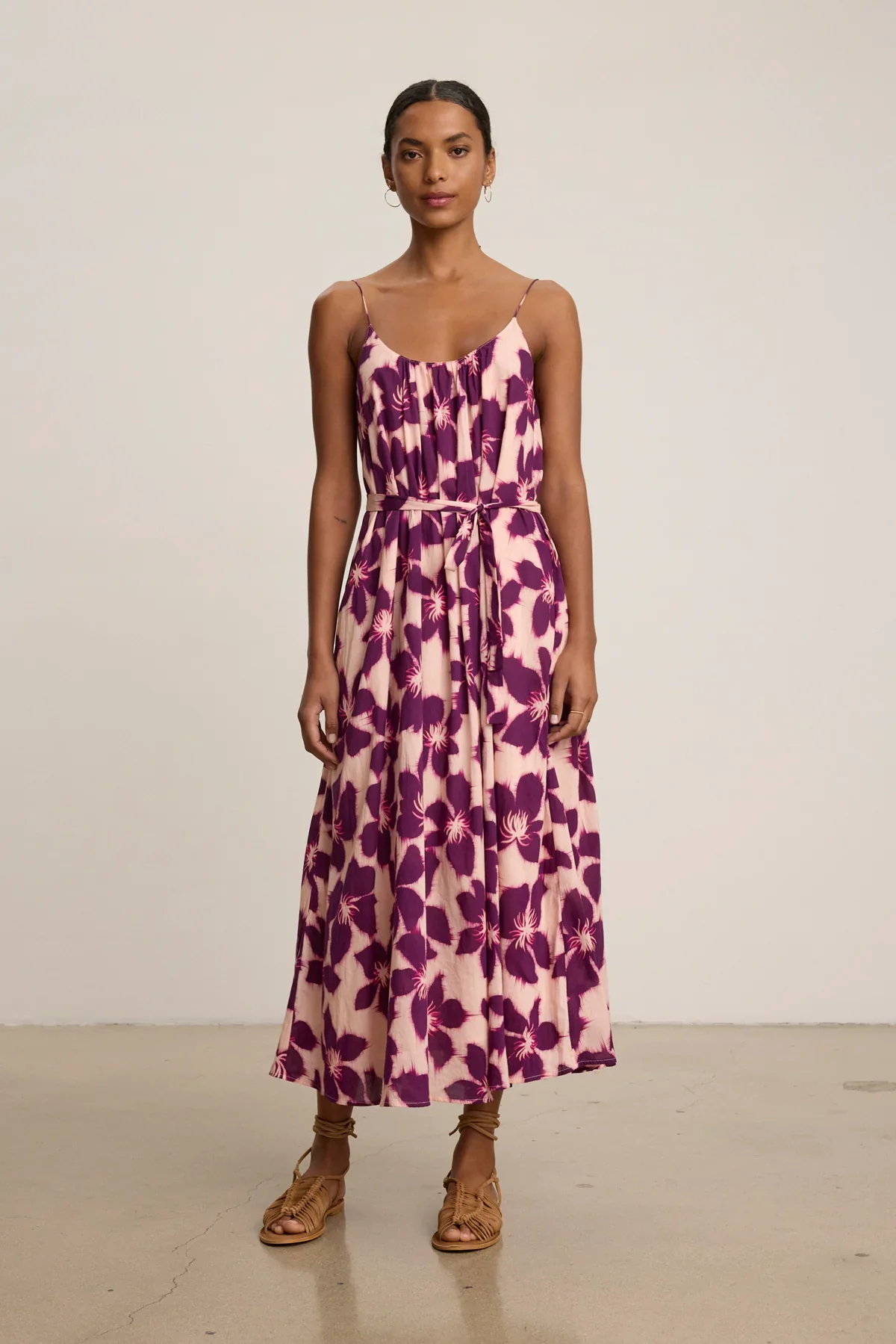 ALEXA DRESS IN BERRY