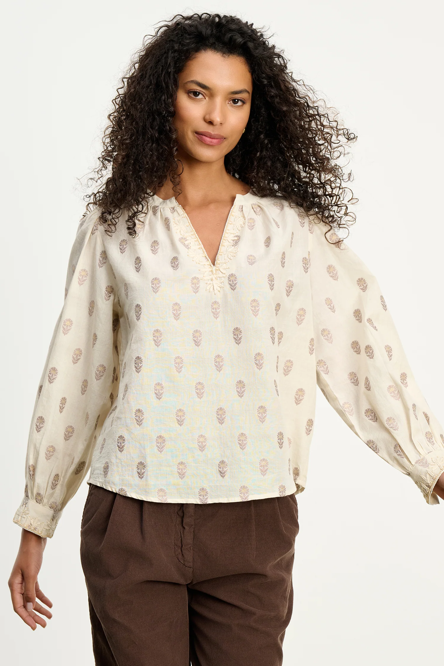 ANA BLOUSE IN MULTI - Image 4