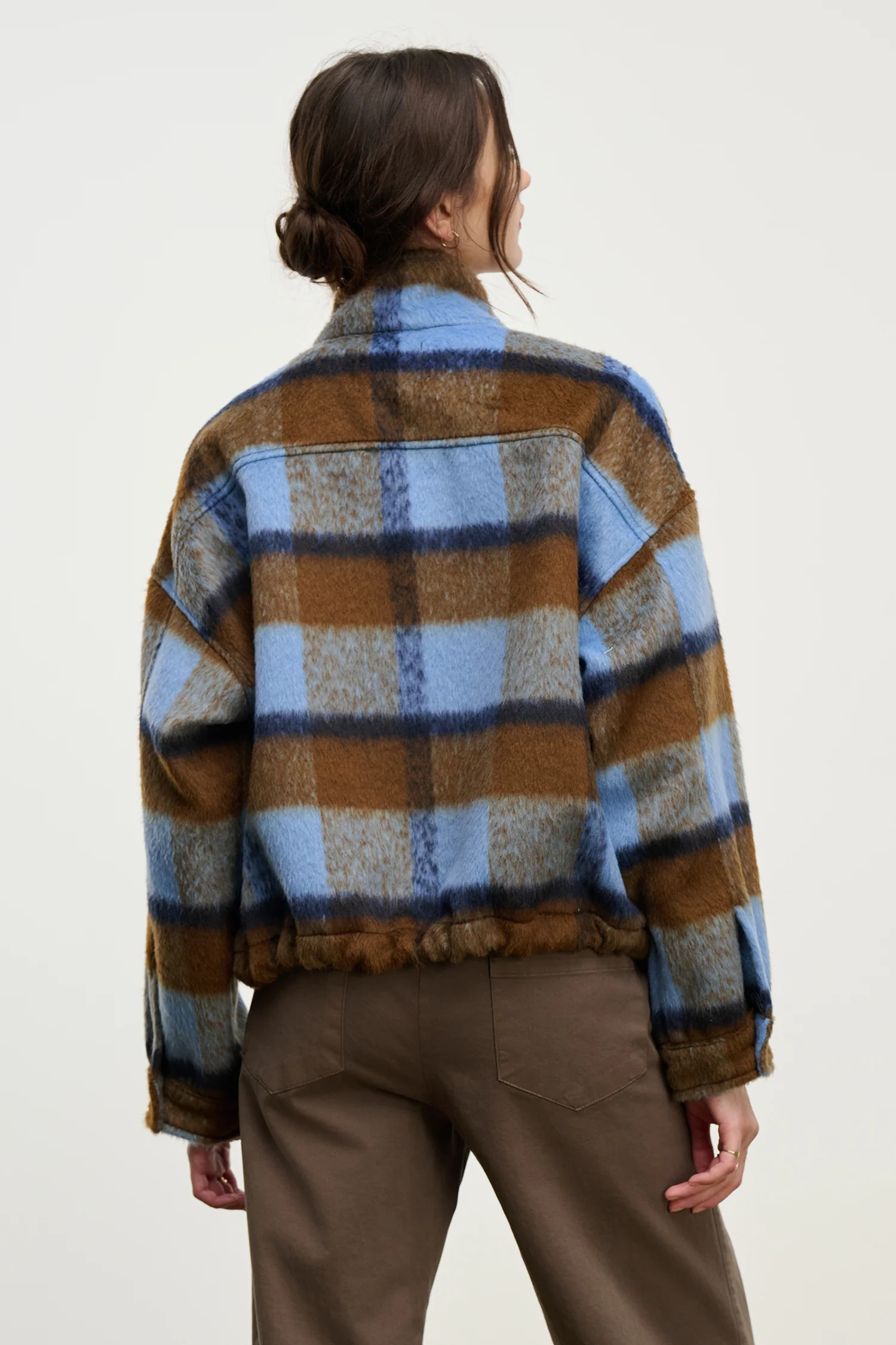 AUBREY JACKET IN PLAID - Image 7