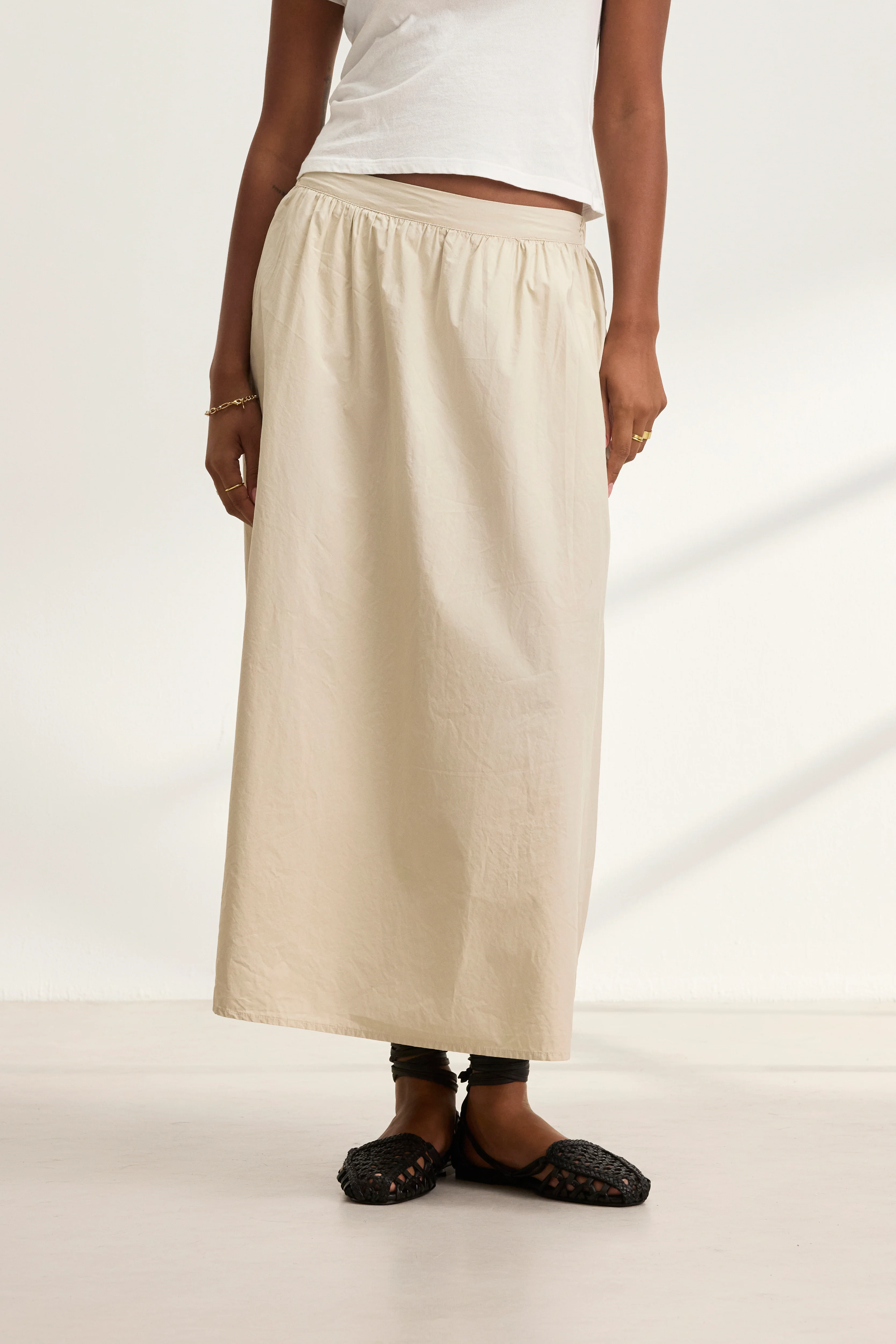 BELLA SKIRT IN SESAME - Image 2