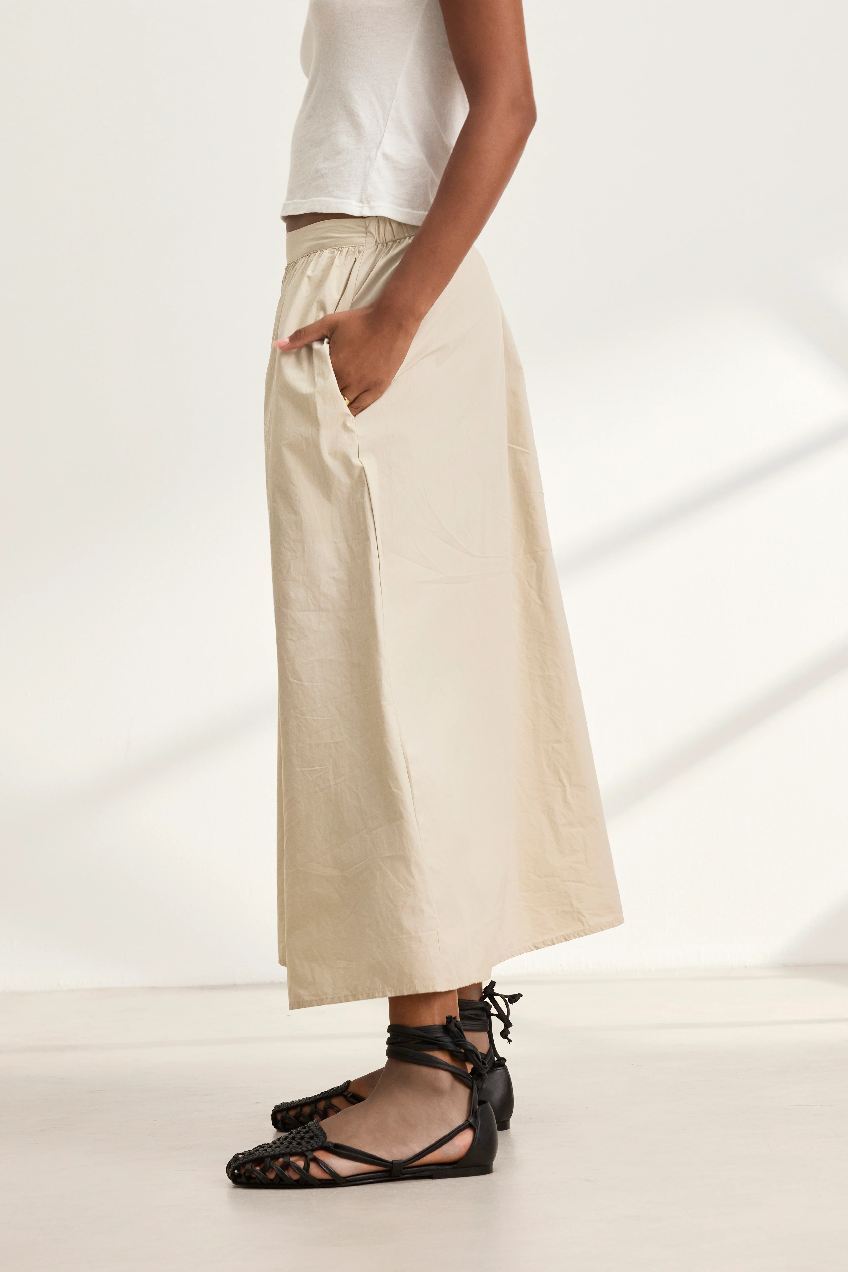 BELLA SKIRT IN SESAME - Image 3