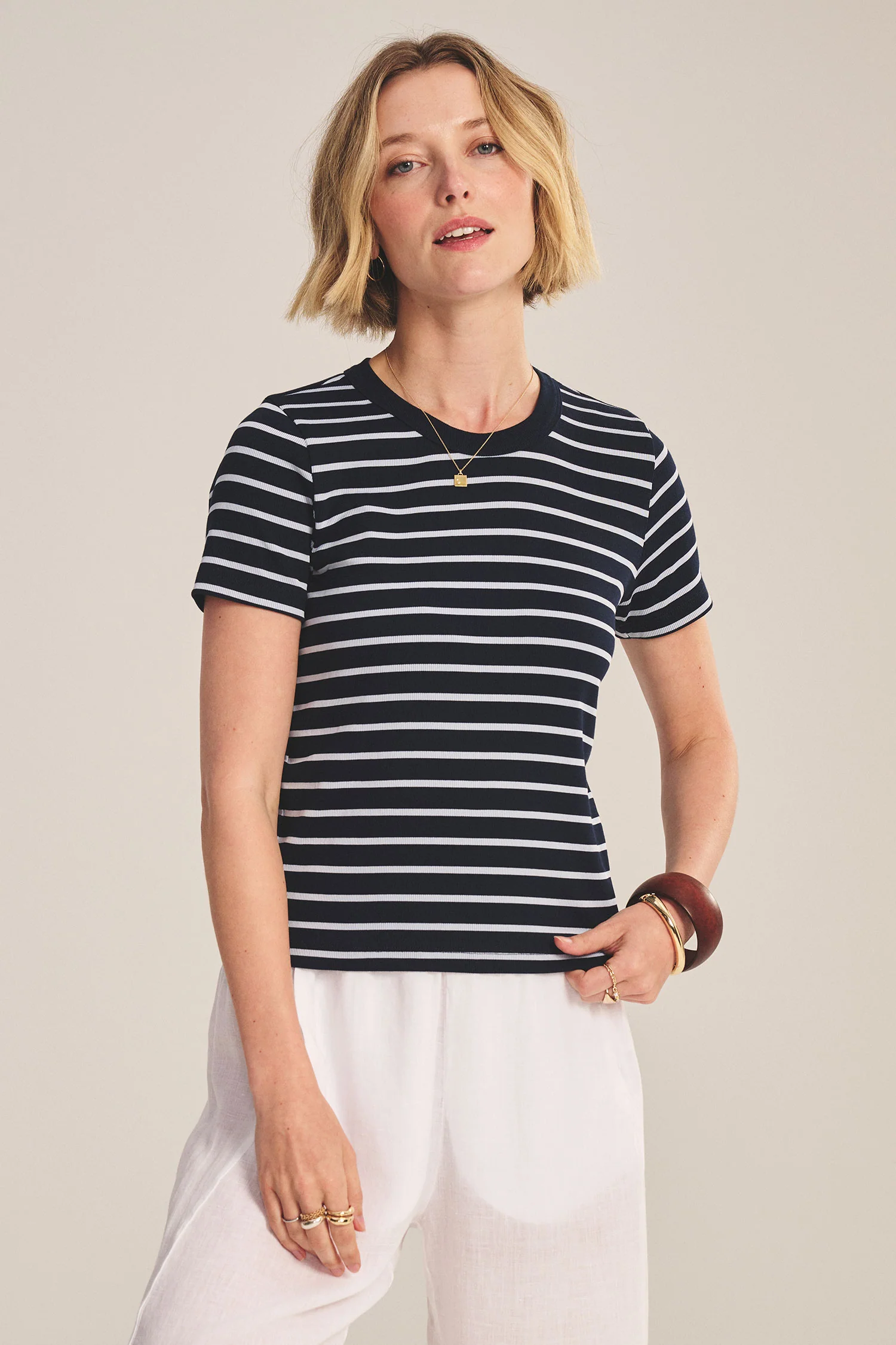 BRENDA T-SHIRT IN MIDNIGHT - Image 2