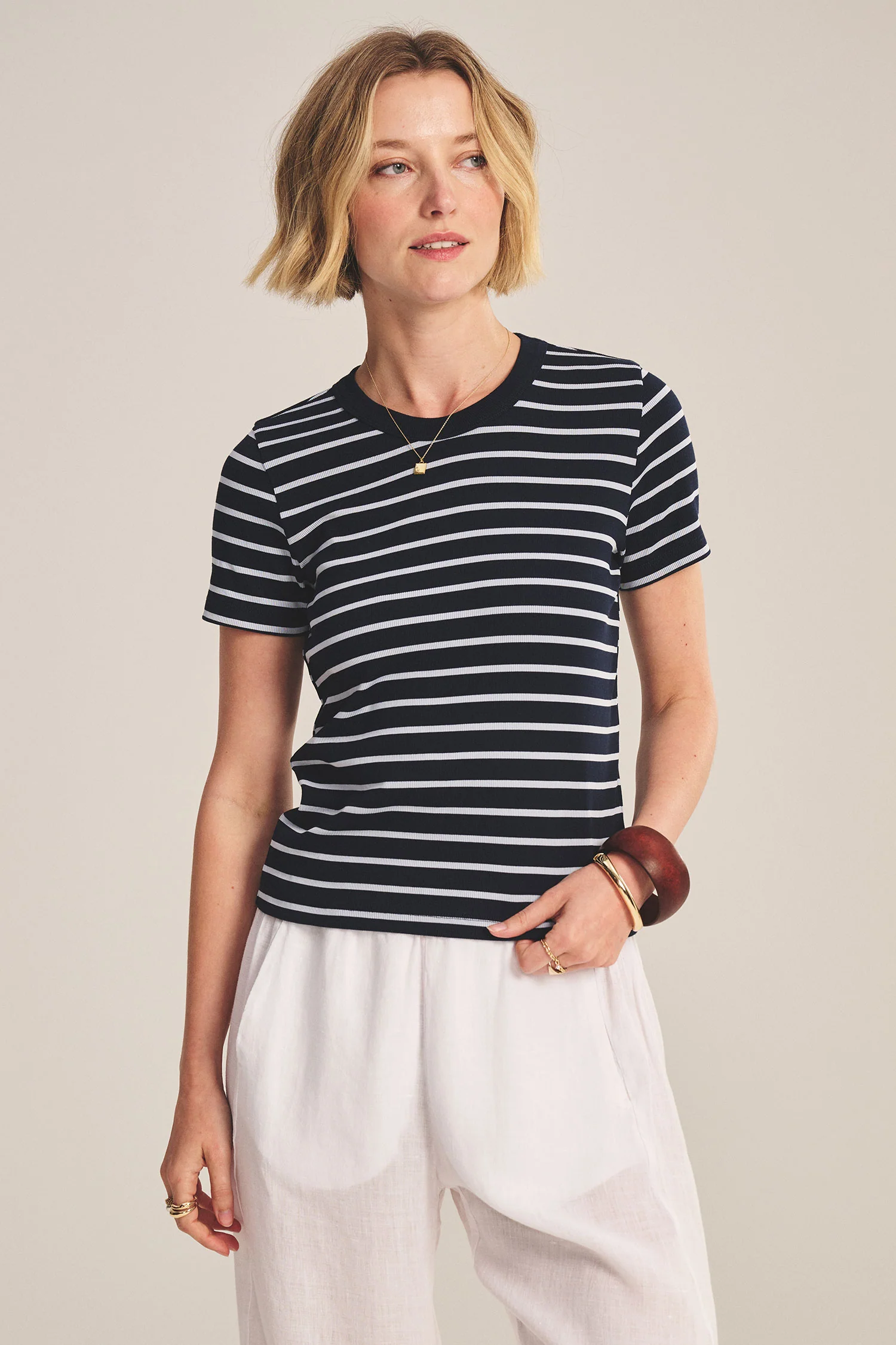 BRENDA T-SHIRT IN MIDNIGHT - Image 4