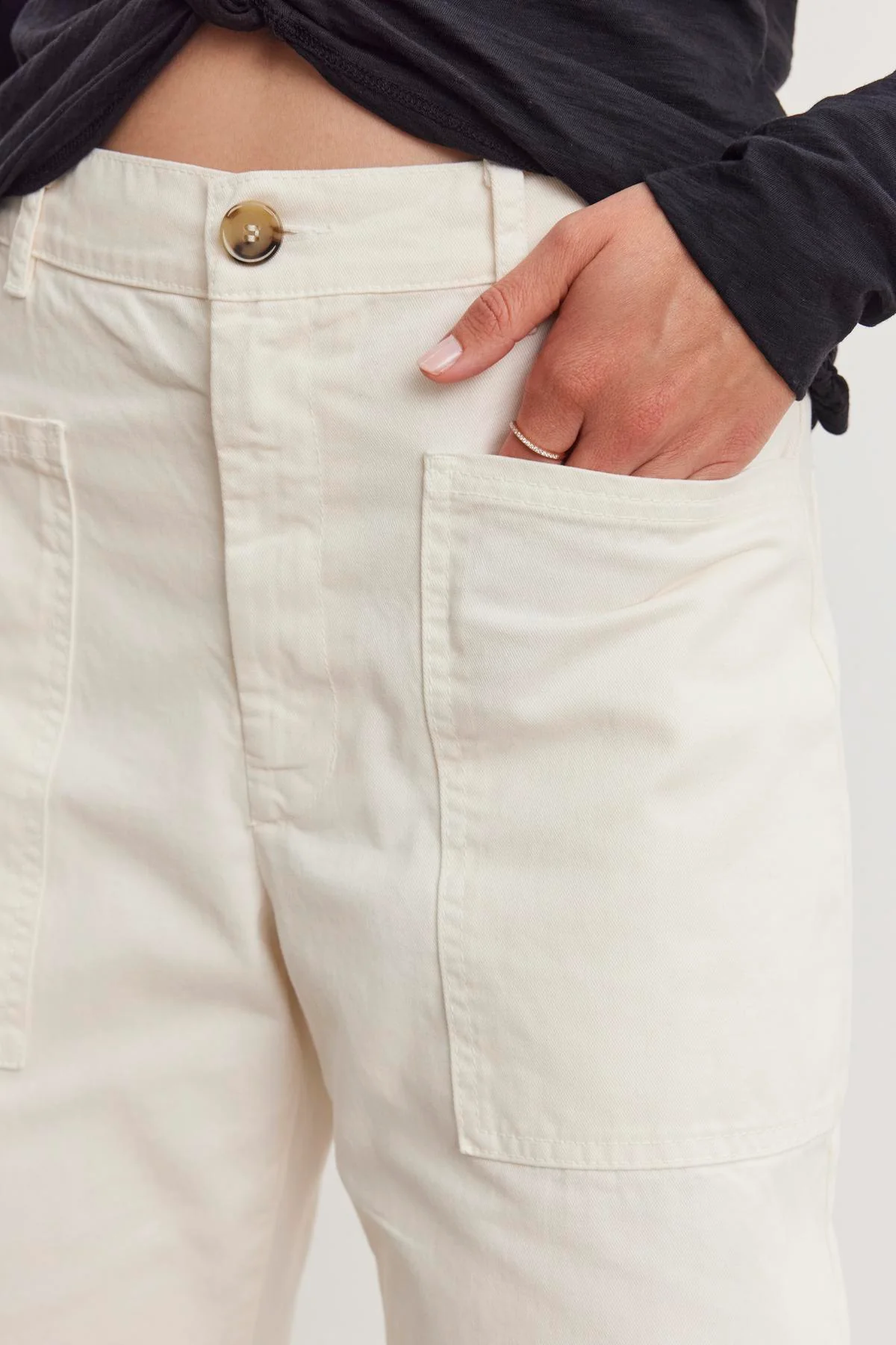 BRYLIE TROUSER IN IVORY - Image 5