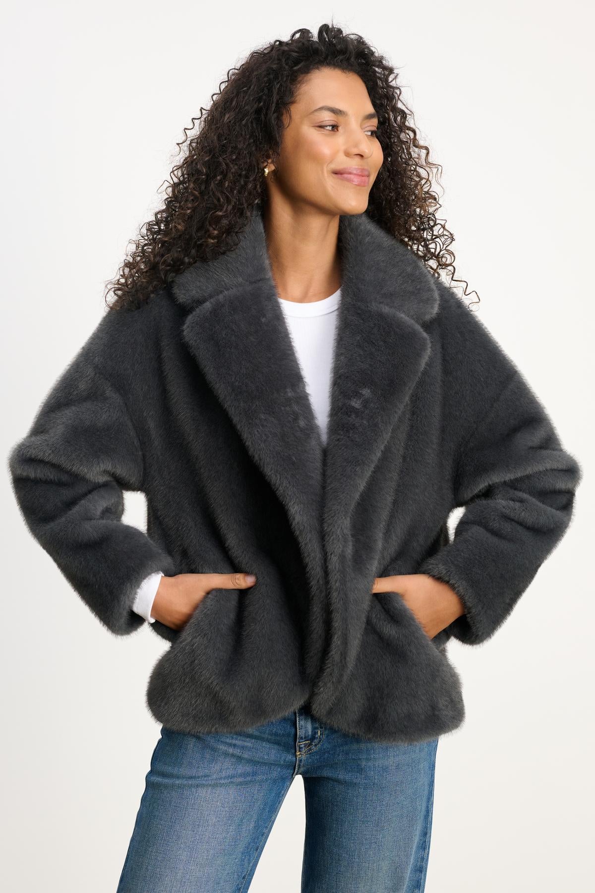 CAROLYN JACKET IN SLATE - Image 4
