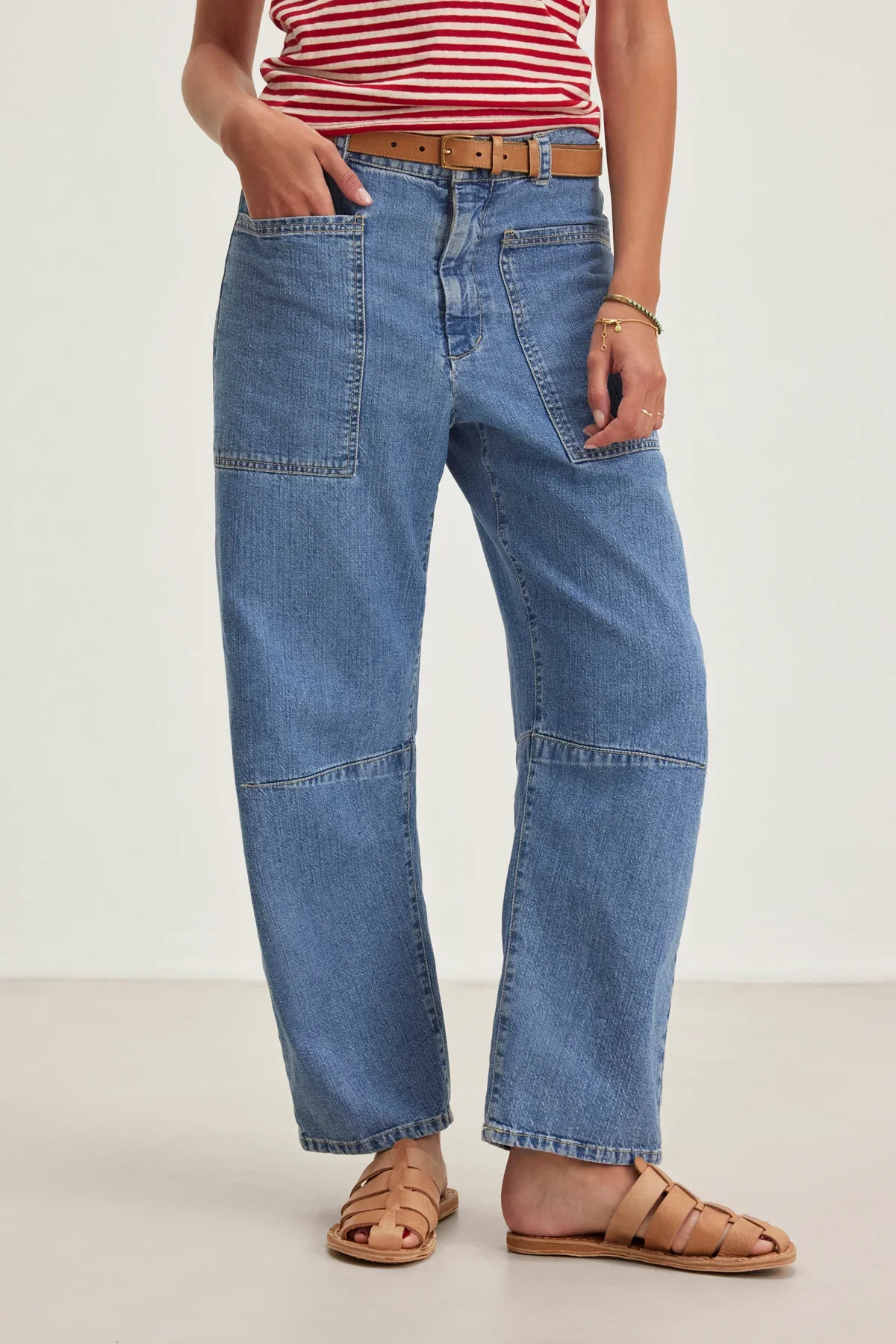 FARAH TROUSER IN INDIGO - Image 3