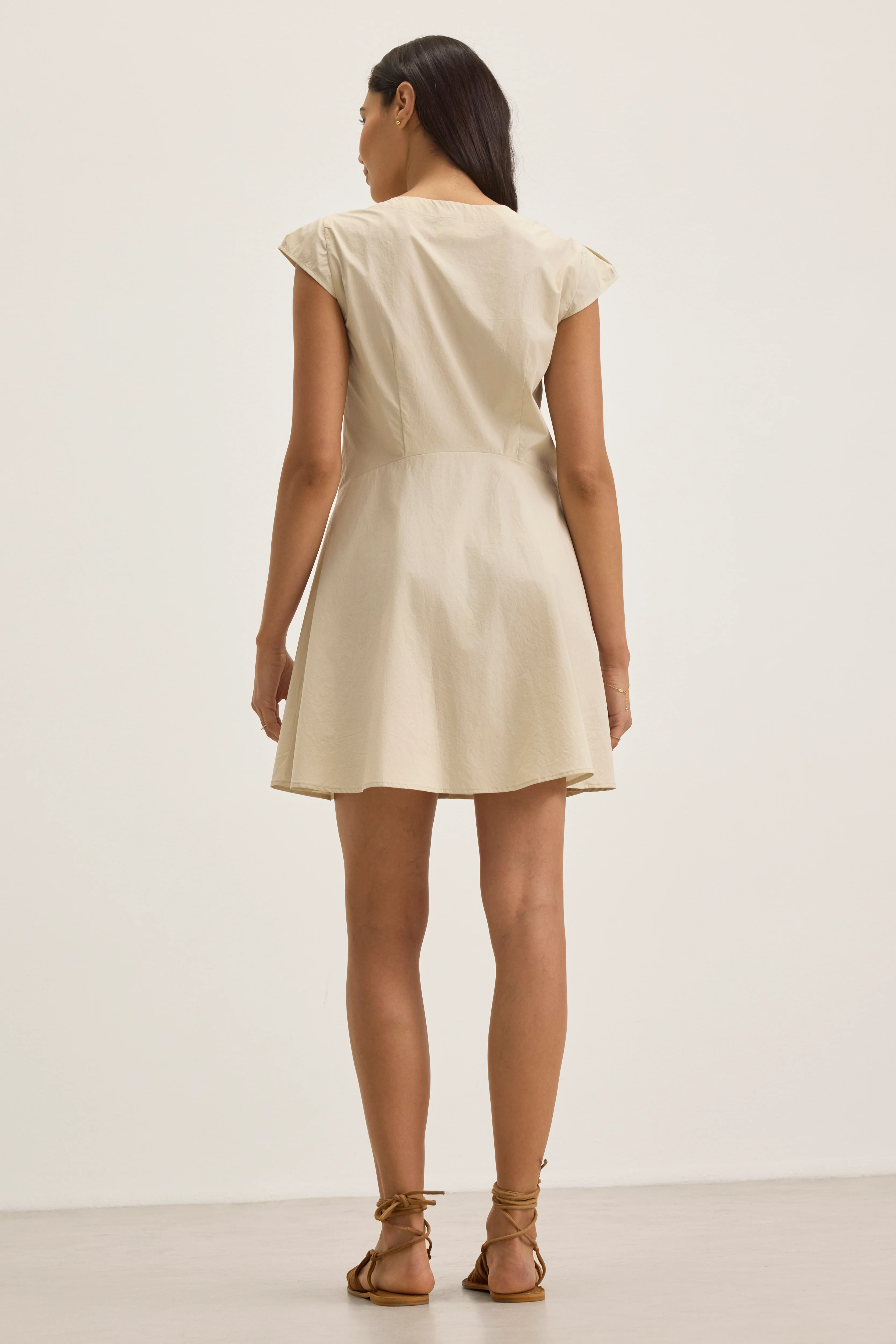 INETTE DRESS IN SESAME - Image 3