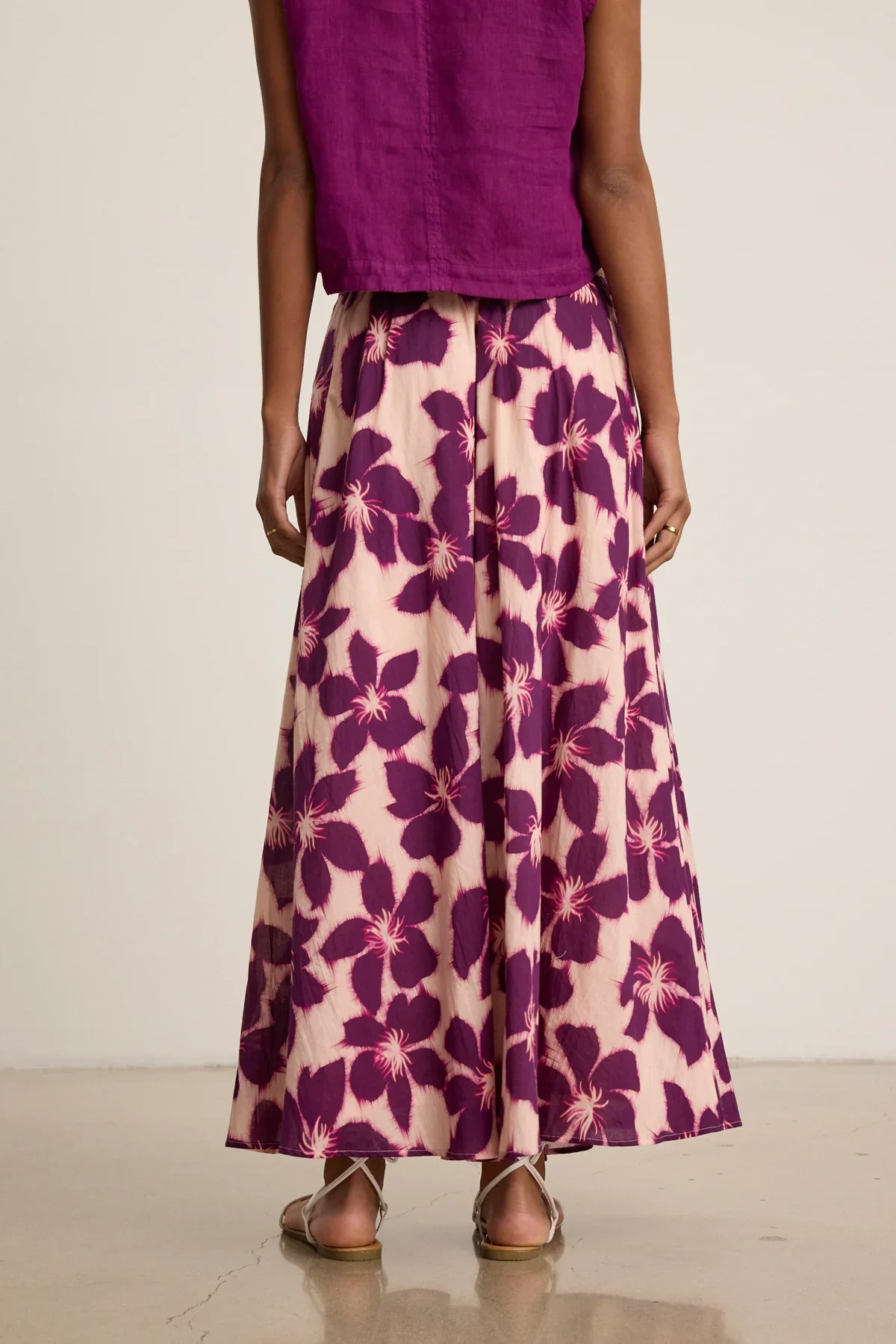 JESS SKIRT IN BERRY - Image 3