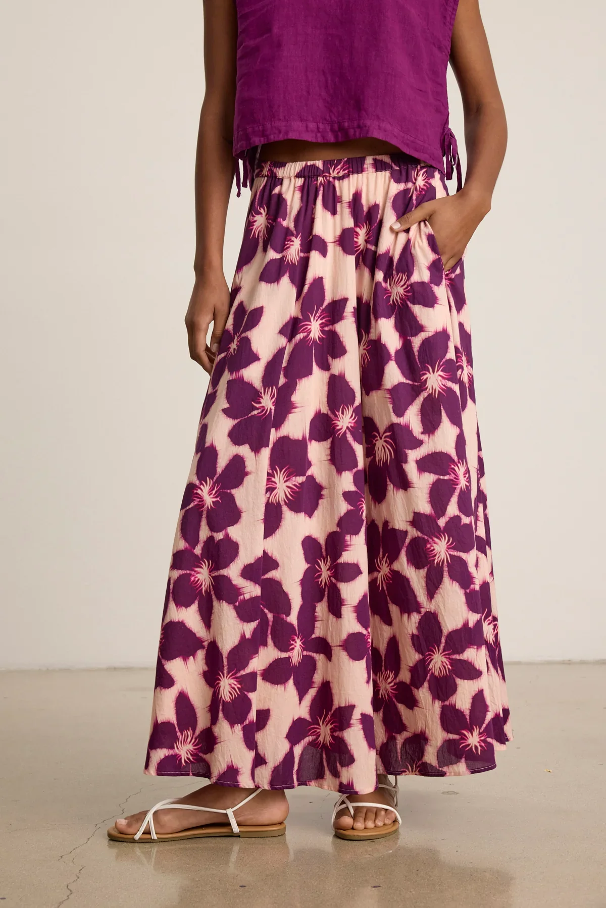 JESS SKIRT IN BERRY - Image 4