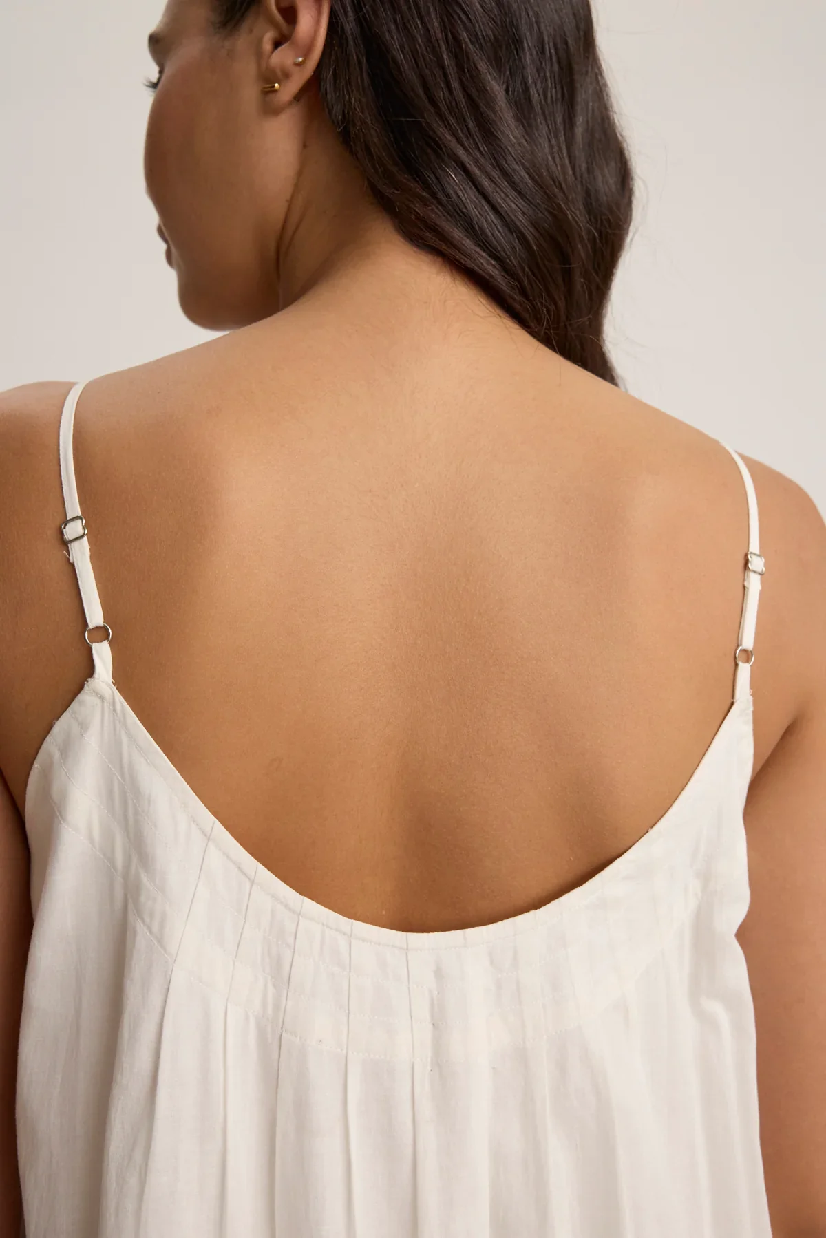 JULIETTE DRESS IN CREAM/COBALT - Image 6