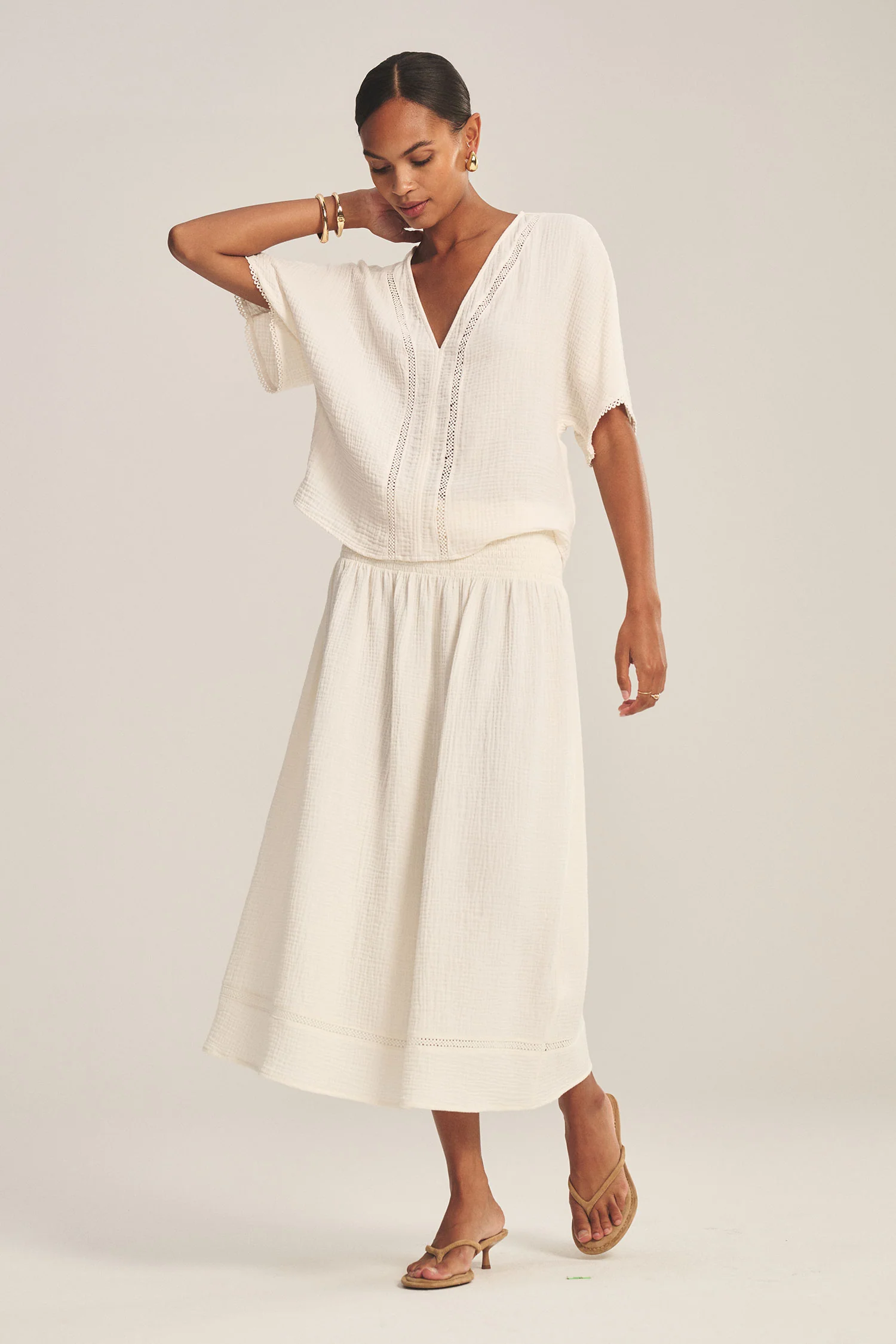 MAZIE SKIRT IN COCONUT - Image 3