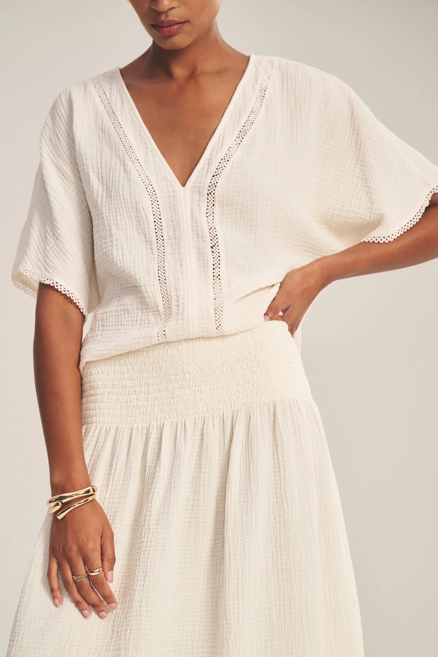 MAZIE SKIRT IN COCONUT - Image 5