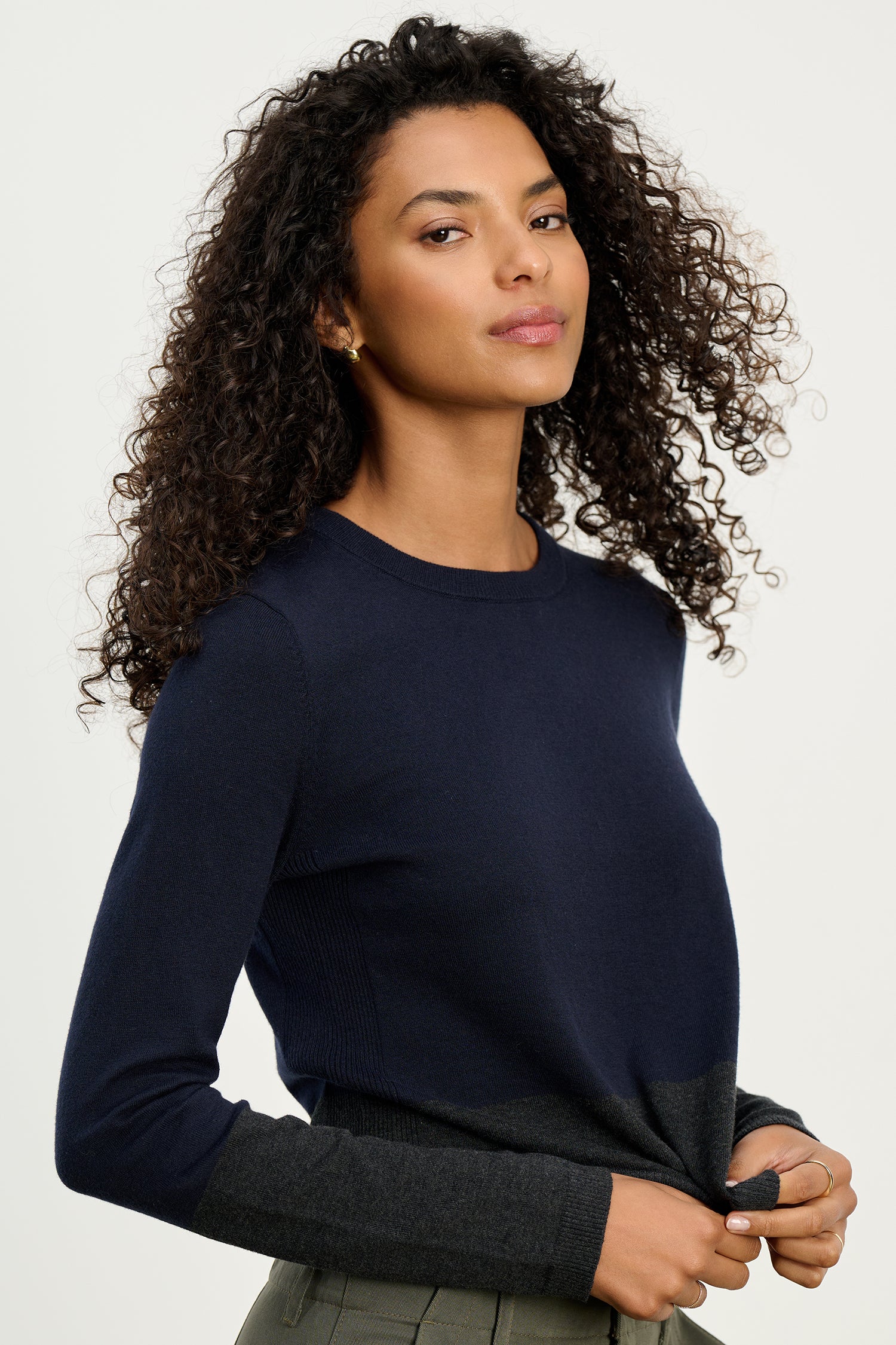 ROXY SWEATER IN NAVY - Image 5
