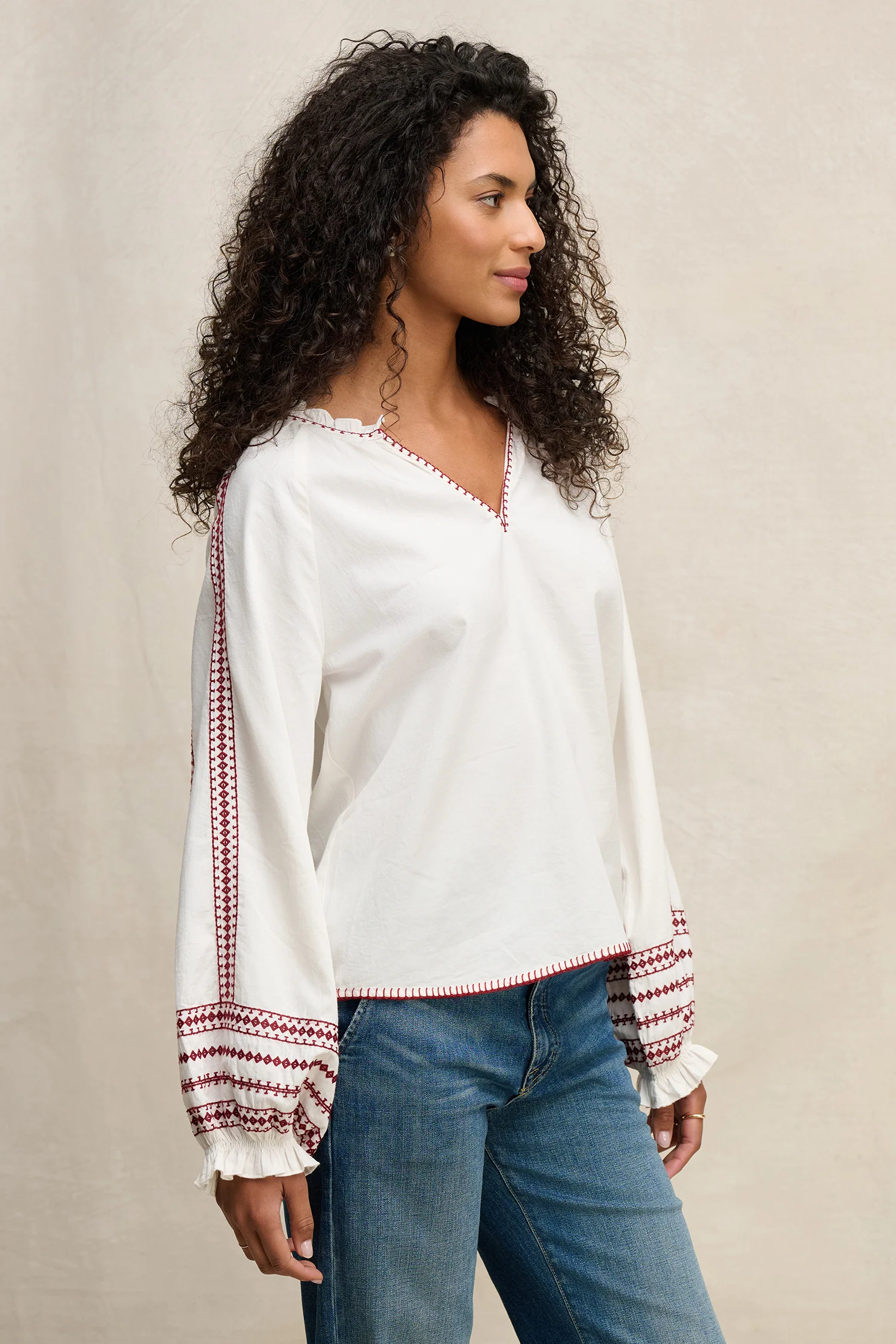 SCARLETT TOP IN CREAM - Image 4