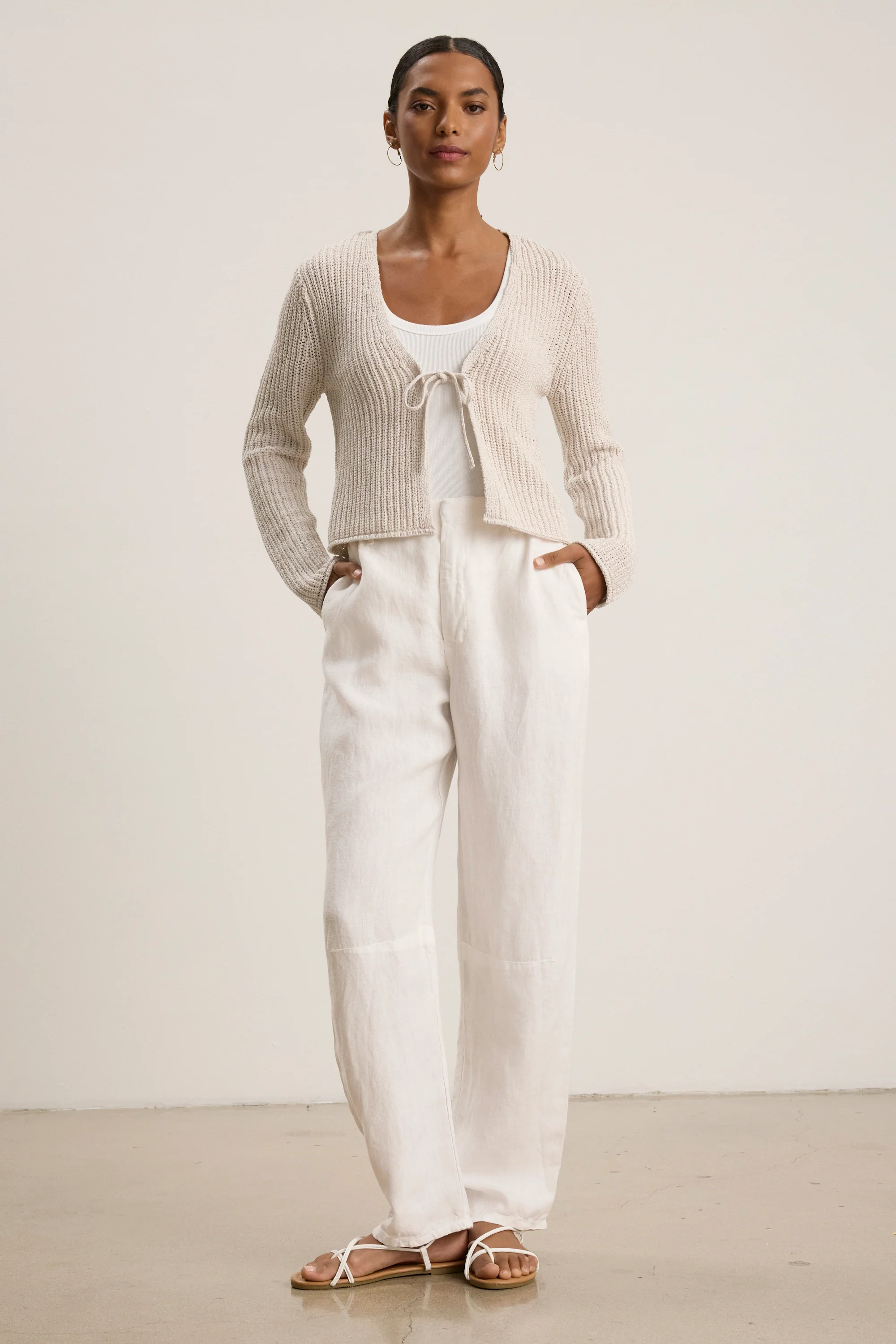 TAYLOR TROUSER IN CHALK