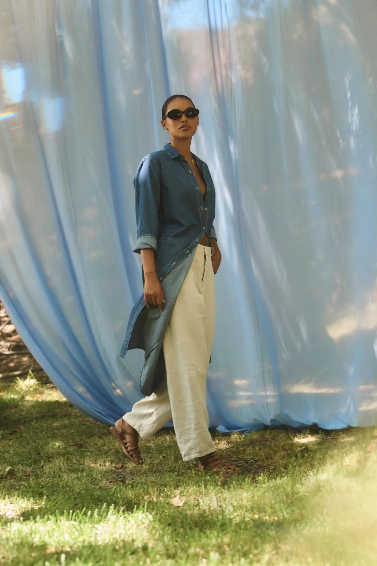 TAYLOR TROUSER IN CHALK - Image 6